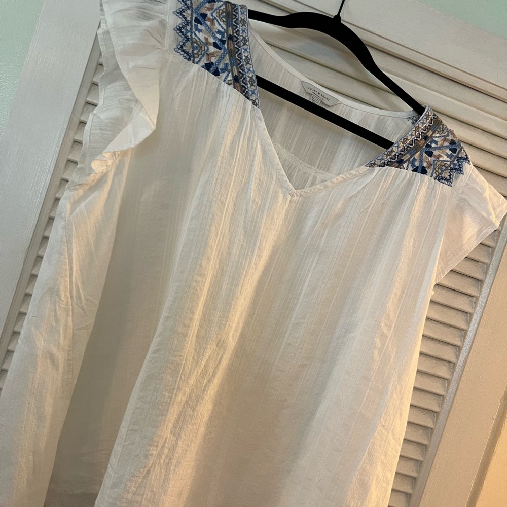 Lucky Brand, Lightweight top. Never worn